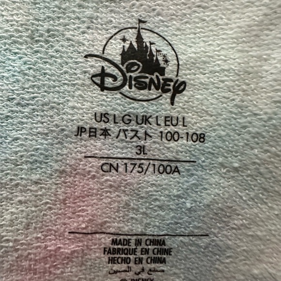 Disney Oversized Blue and Pink Long Sleeve Sweatshirt - Picture 5 of 5